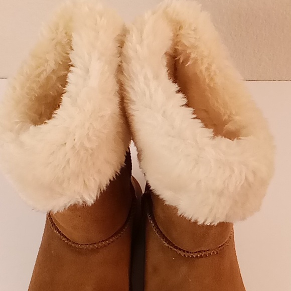 APRES by Lamo Winter Warm Snow Travel Size 8 Brown-Cream Colors SB32 - Picture 6 of 10